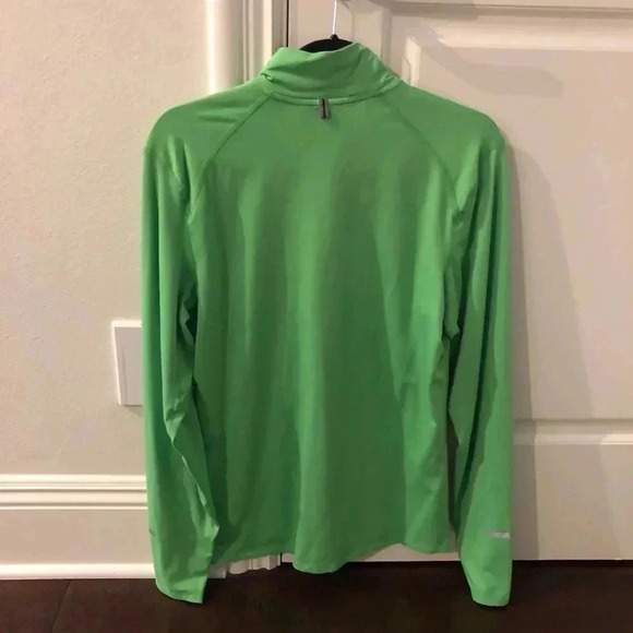 Neon Green Nike Half Zip Pullover - Picture 5 of 5